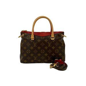 Unused Louis Vuitton Pallas BB Monogram Leather 2-Way Handbag/Shoulder Bag, Brow